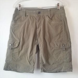 KUHL Women's Sage Cargo Hiking 11" Inseam Shorts. Size 6